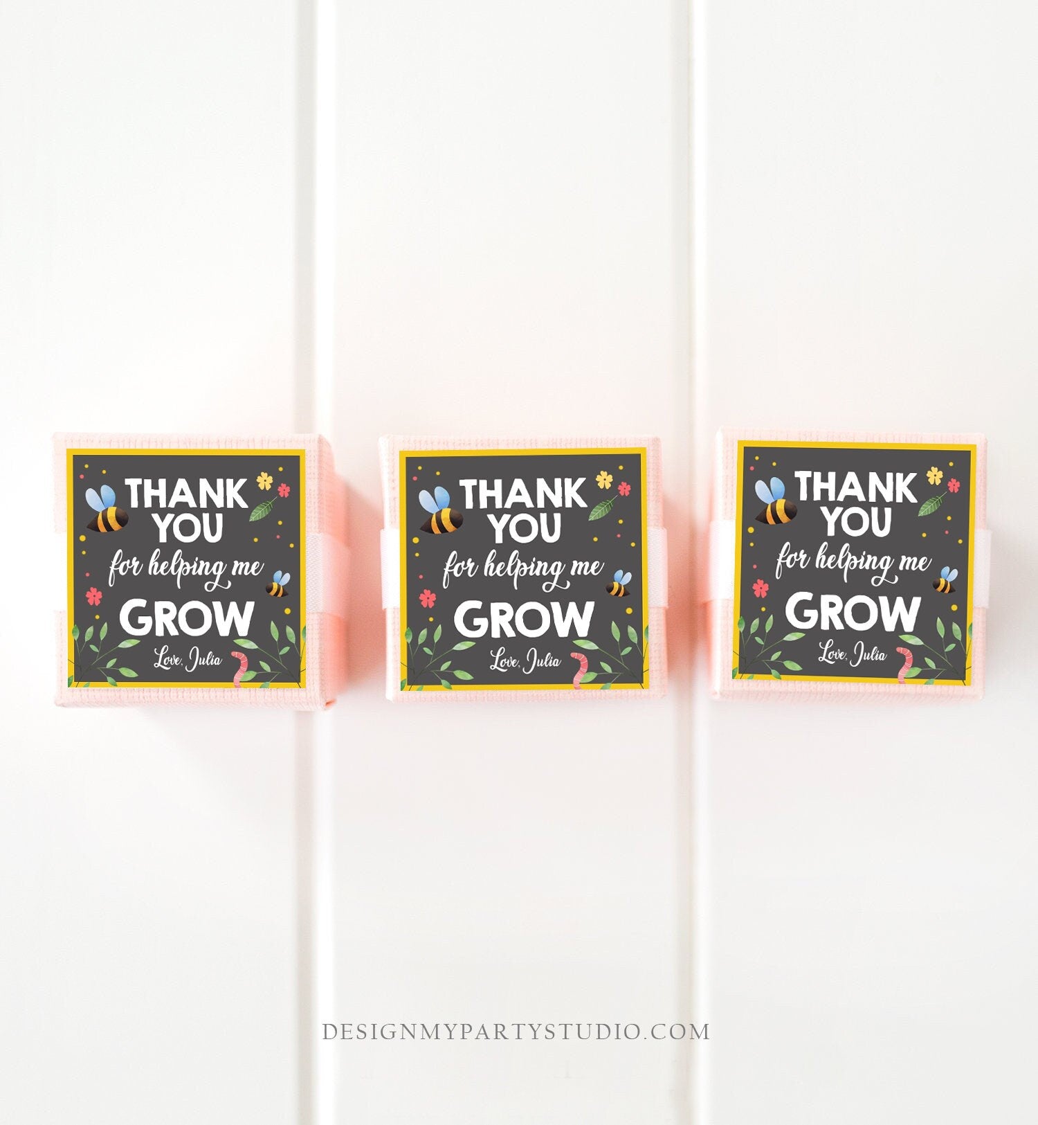 Editable Teacher Appreciation Tags Thank You for Helping me Grow Succulent Thank You Cactus Plant Tag Personalized Download Corjl 0464