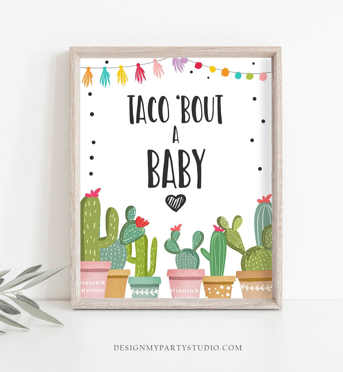 Taco &#39;Bout a Baby Shower Sign Couples Shower Taco Fiesta Baby Shower Cactus Baby Shower Decor Cactus Instant Download PRINTABLE 0254