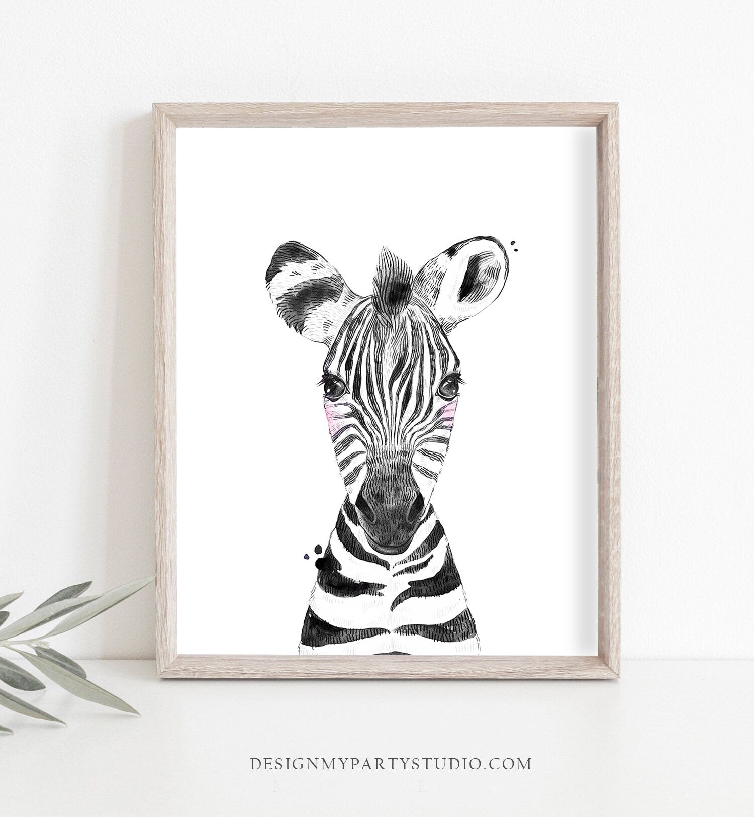 Safari Animals Printable Nursery Wall Art Wild Animals Bubblegum Nursery Print Party Animals Birthday Decor Jungle Baby PRINTABLE 0322 0390