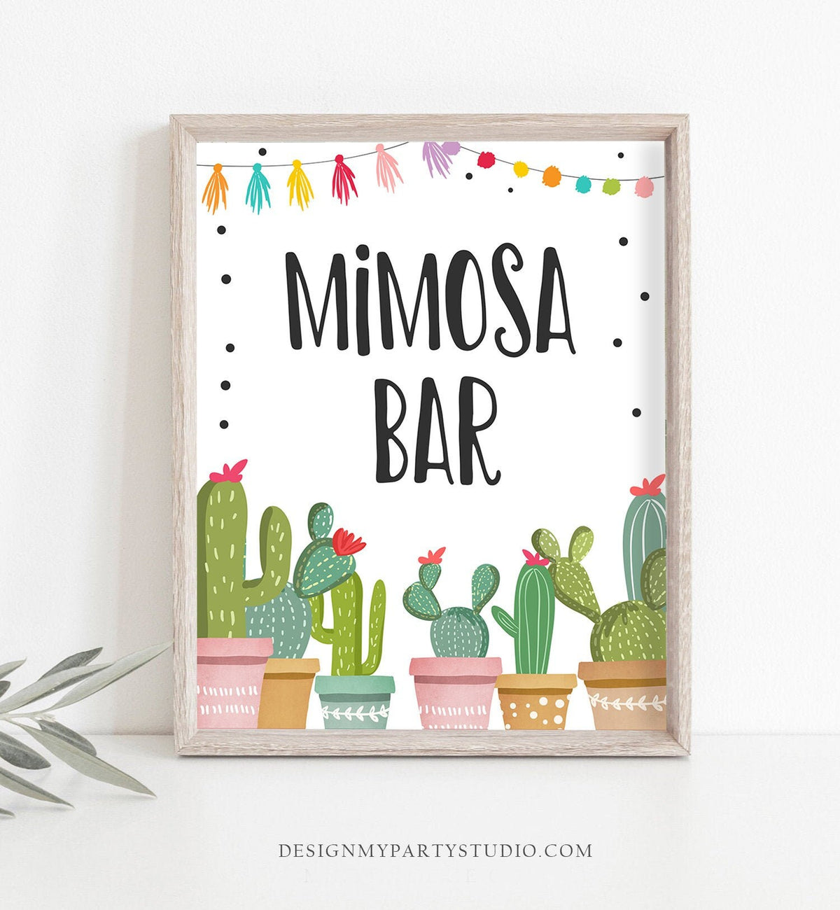 Mimosa Bar Sign Fiesta Cactus Sign Fiesta Bridal Shower Momosa Mimosa Bar Succulent Dink Bar Table Sign 8x10 Instant Download Printable 0254