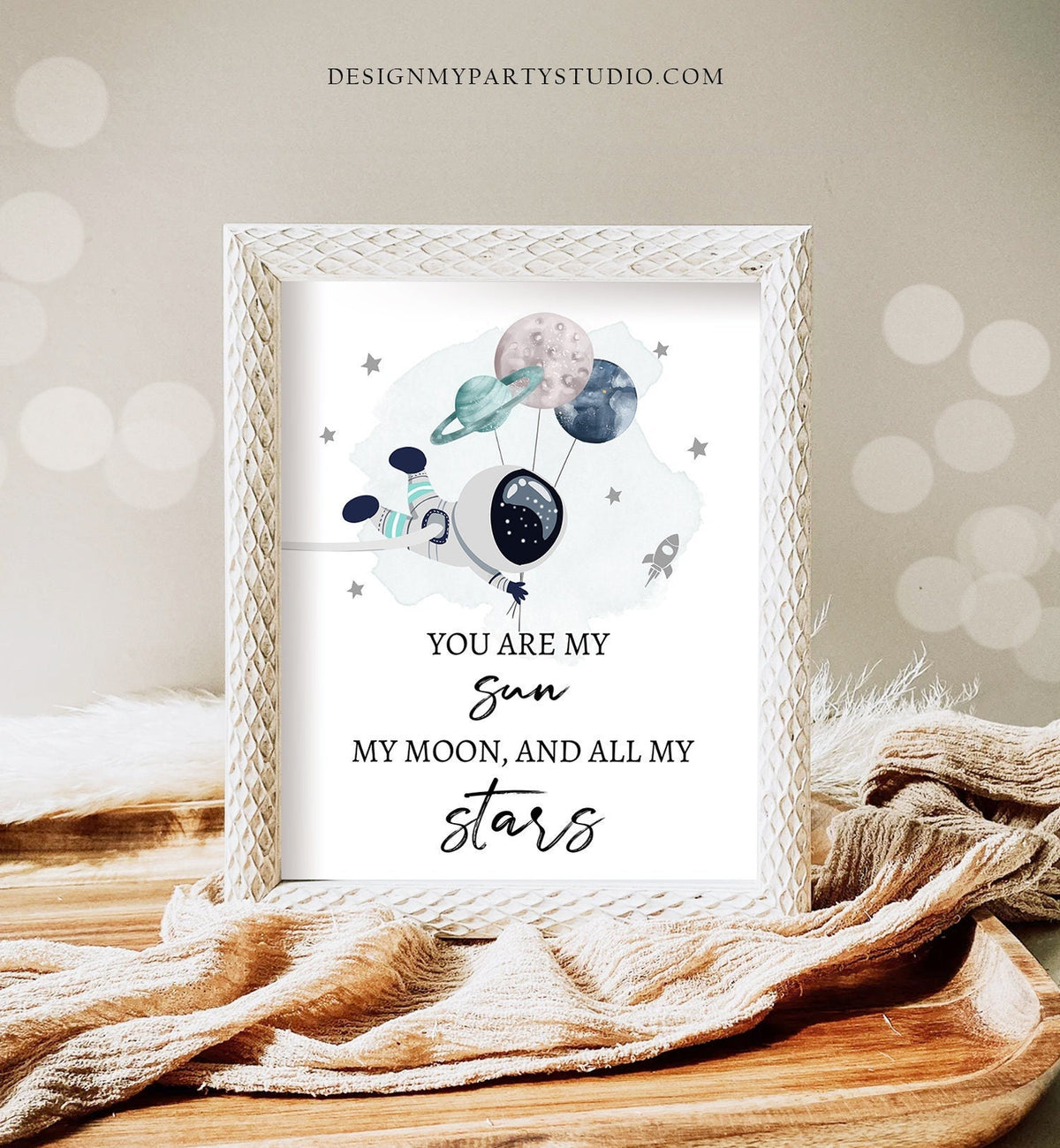 Space Birthday Party Decor You Are My Sun Moon All My Stars Sign Outer Space Birthday Sign Galaxy Boy Planets Nursery Decor Printable 0366