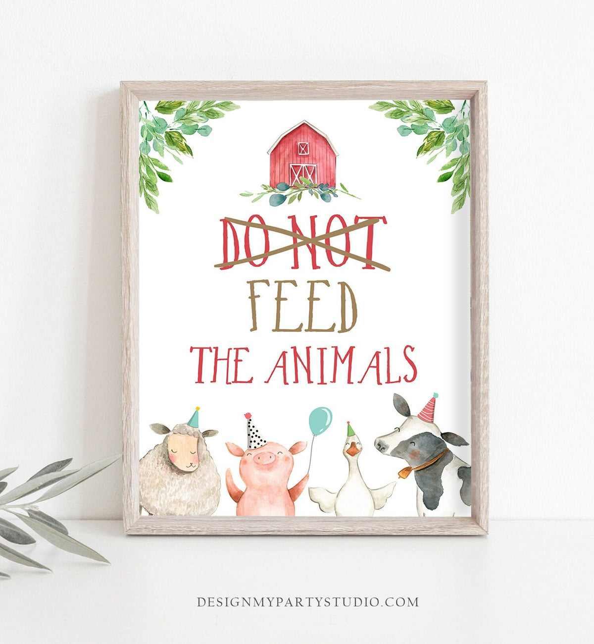 Dont Feed The Animals Birthday Sign Party Animals Decor Farm Animals Birthday Barnyard Decor Boy Table Sign Zoo Party Jungle Printable 0155