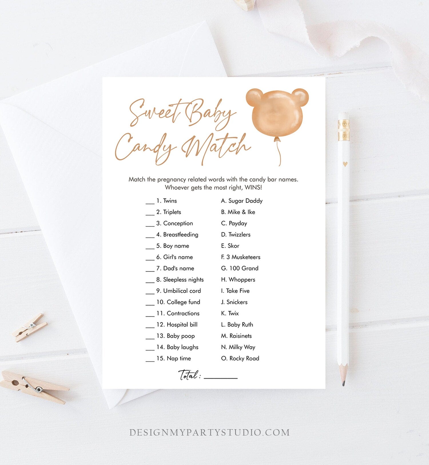 Editable Teddy Bear Baby Shower Games Bundle Bearly Wait Baby Shower Activity Gender Neutral Boho Download Printable Corjl Template 0439