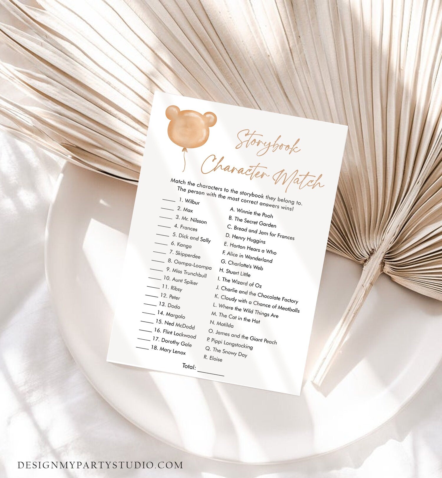 Editable Teddy Bear Baby Shower Games Bundle Bearly Wait Baby Shower Activity Gender Neutral Boho Download Printable Corjl Template 0439