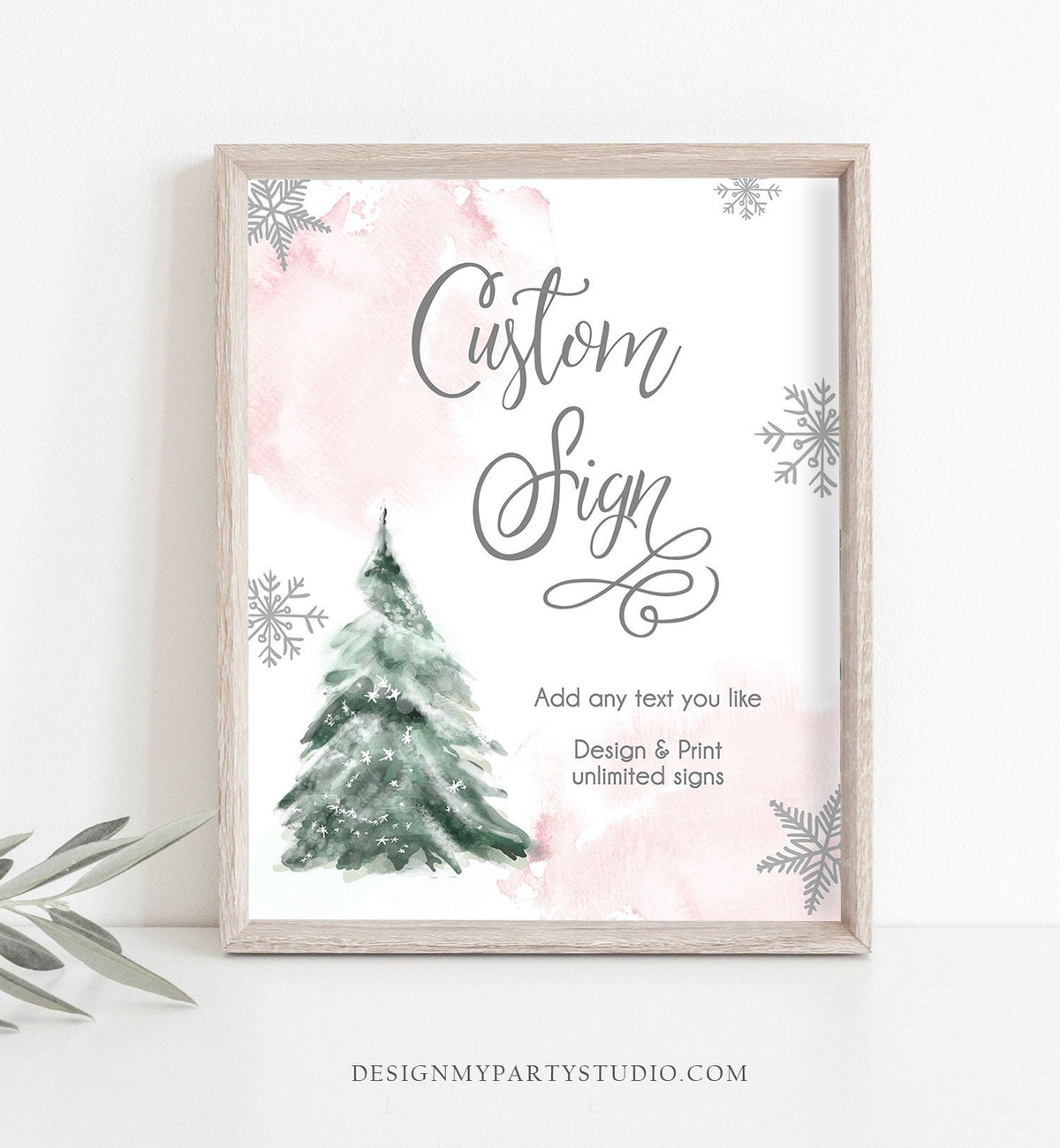 Editable Custom Sign Winter Baby Shower Sign Winter Onederland Decor 1st Birthday Party Its Cold Outside 8x10 Download PRINTABLE Corjl 0363