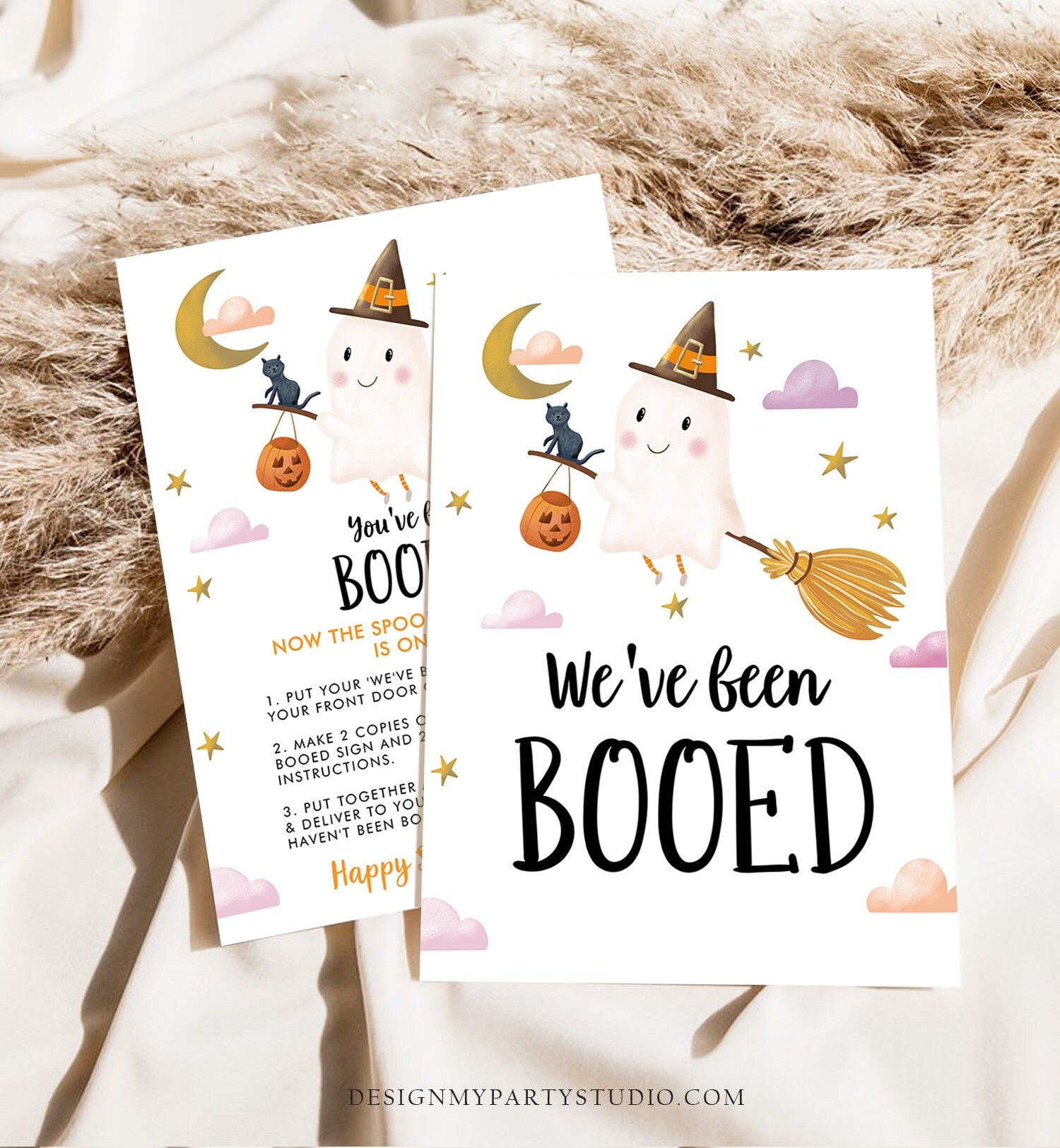 Editable You've Been Booed Halloween Game Printable We've Been Booed Neighborhood Halloween Activity Spooky Season Printable 0479 0009