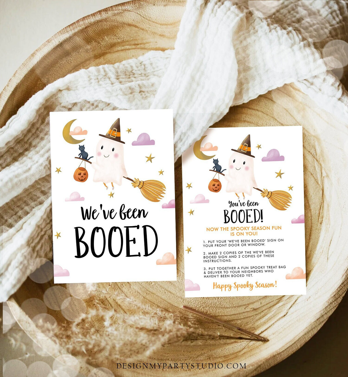 Editable You&#39;ve Been Booed Halloween Game Printable We&#39;ve Been Booed Neighborhood Halloween Activity Spooky Season Printable 0479 0009