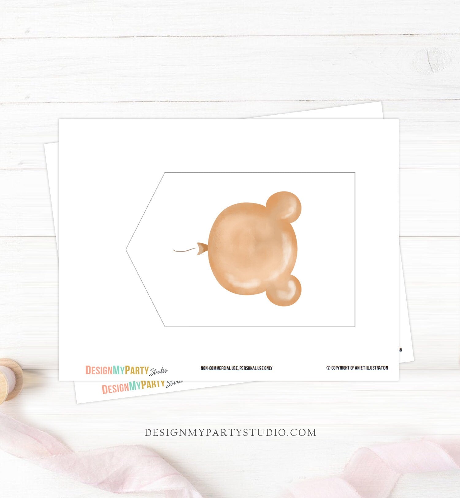 Alphabet Banner Teddy Bear Banner Girl Beary A-Z Birthday Banner Decor Cute Bear Picnic Instant Download PRINTABLE DIGITAL DIY 0439