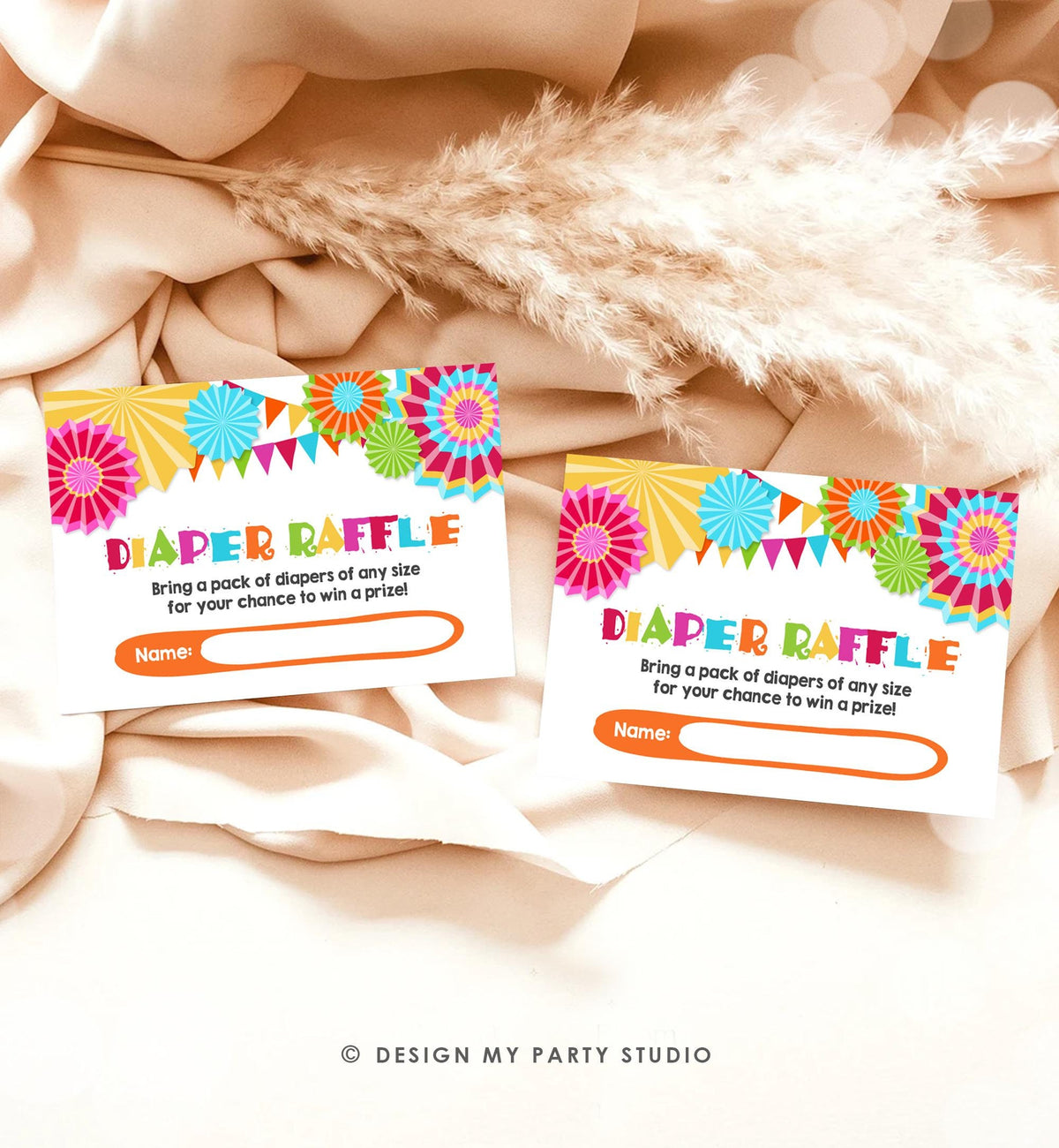 Baby shower Diaper raffle card Fiesta Baby shower game Fiesta Diaper raffle ticket Mexican baby shower Mexican Diaper raffle PRINTABLE 0045