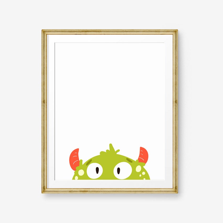 Cute monster nursery decor Monster Birthday print Monster wall art Little monster print Birthday sign Kids room Digital PRINTABLE 0058