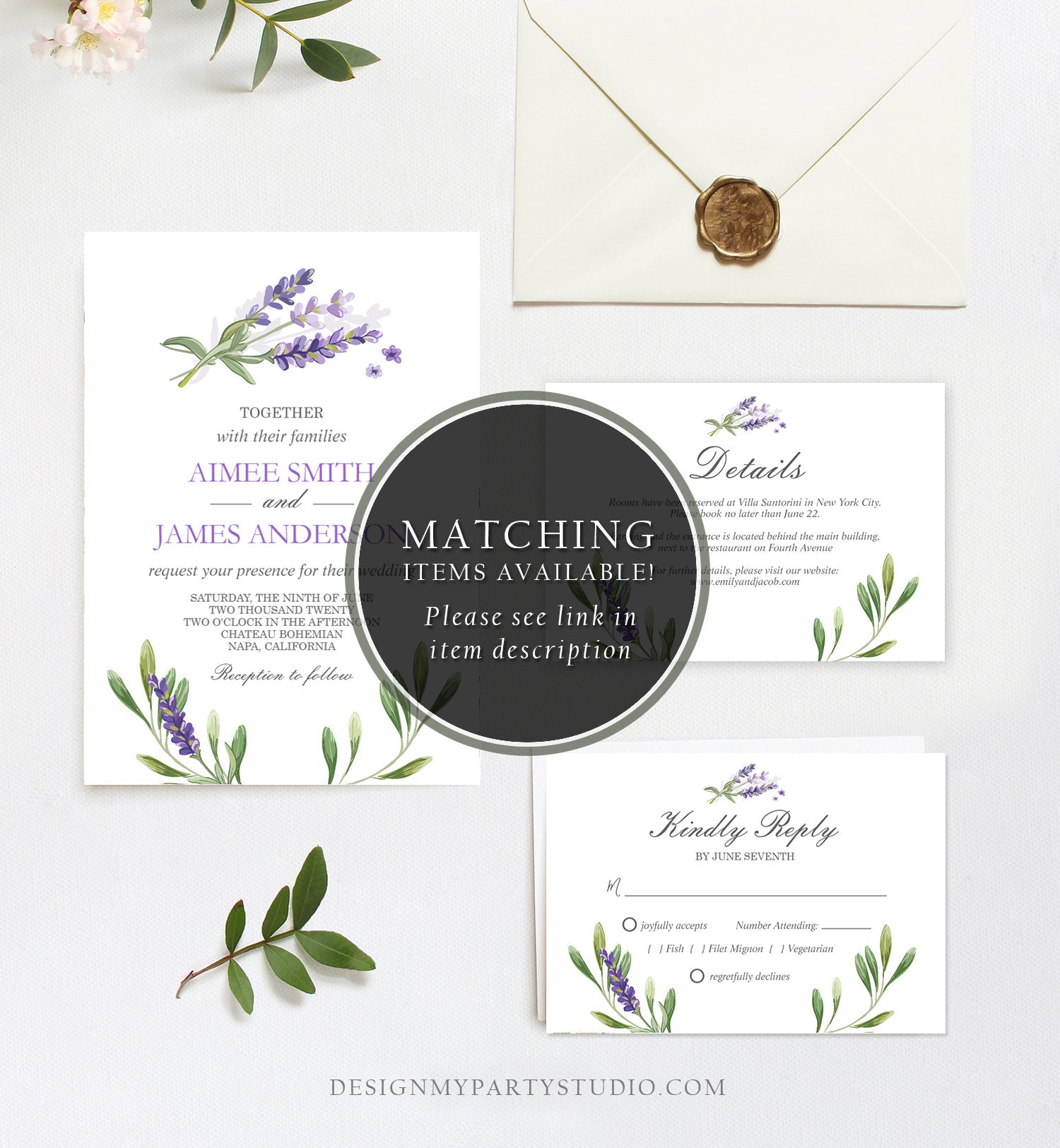 Wedding Reception Signs Lavender Well Wishes for the Mr. and Mrs. Table Sign Botanical Decor Floral 8x10 Instant Download PRINTABLE 0206