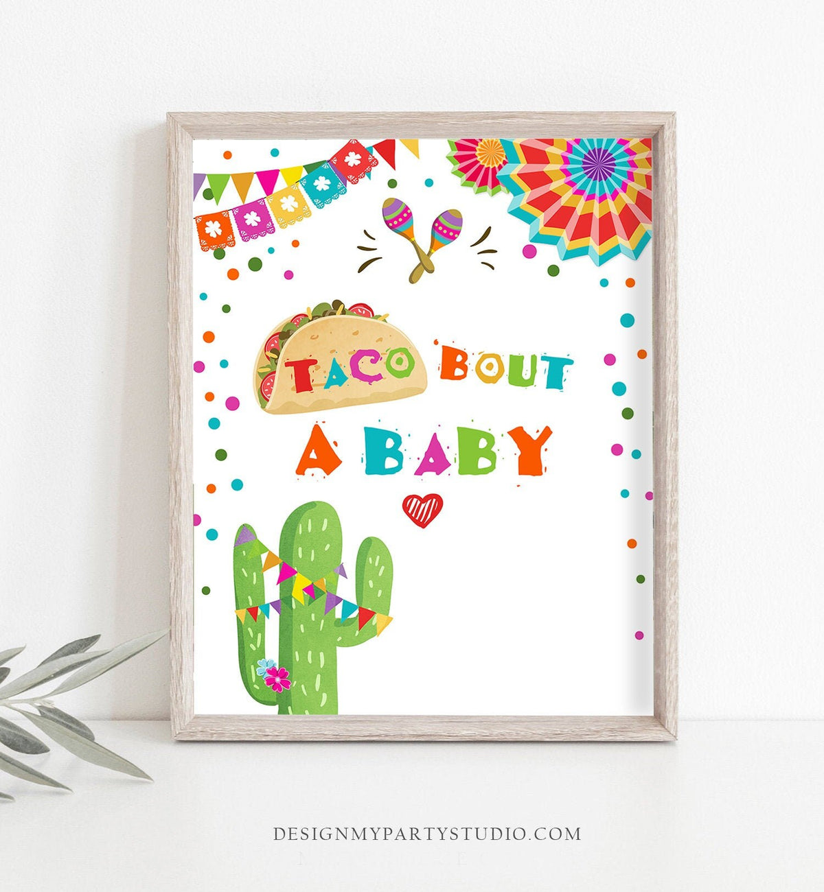 Taco &#39;Bout a Baby Shower Sign Couples Shower Taco Fiesta Baby Shower Cactus Baby Shower Decor Cactus Instant Download PRINTABLE 0045