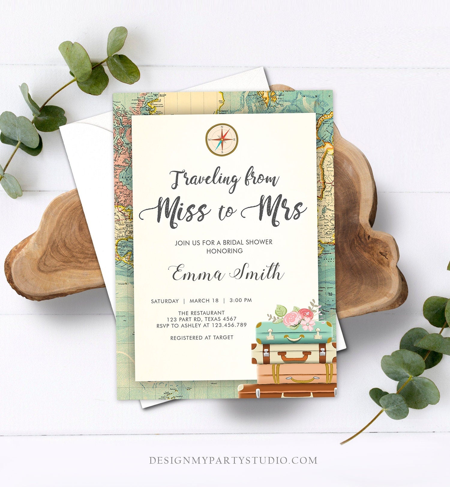 printable vintage bridal shower invitations