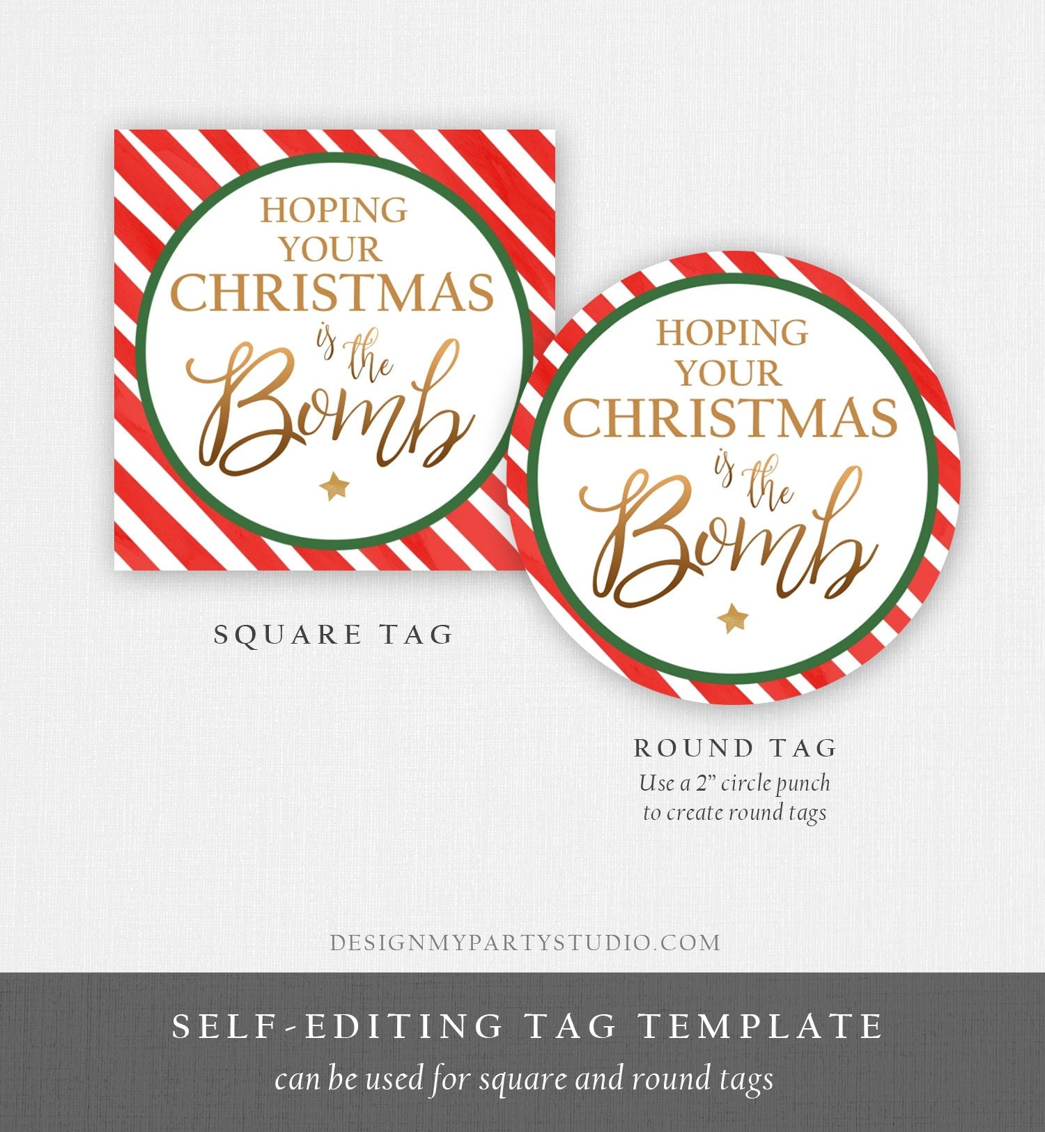 Editable Bomb Tags Hoping Your Christmas is The Bomb Bath Bomb Tags Chocolate Bomb Hot Cocoa Bomb Instant Download Digital PRINTABLE 0443