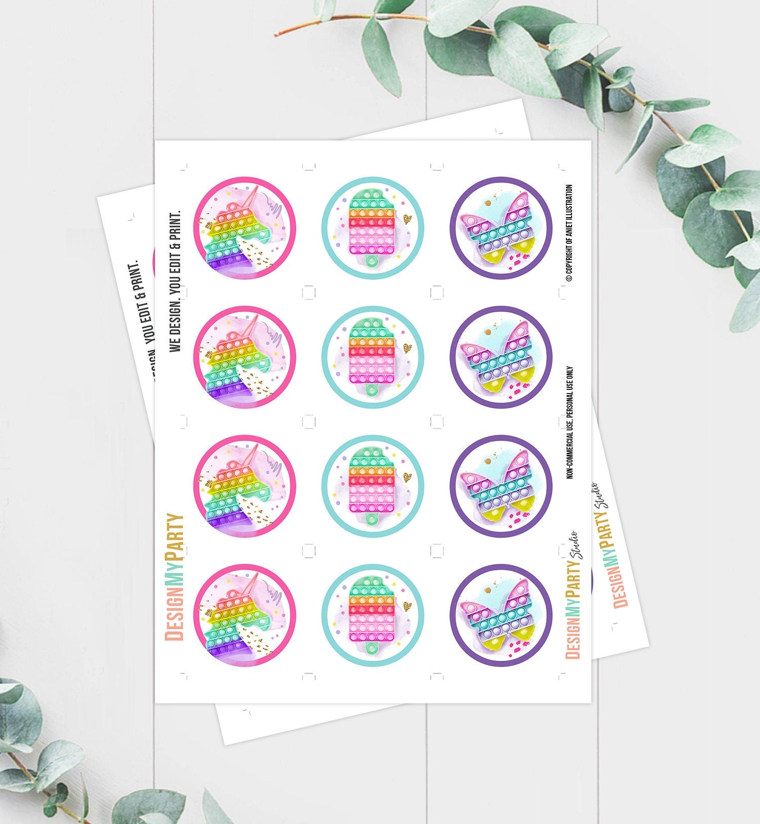 Free Printable Cupcake Toppers and More Party Printables | Printable cupcake  toppers birthday, Cupcake toppers printable, Cupcake toppers free