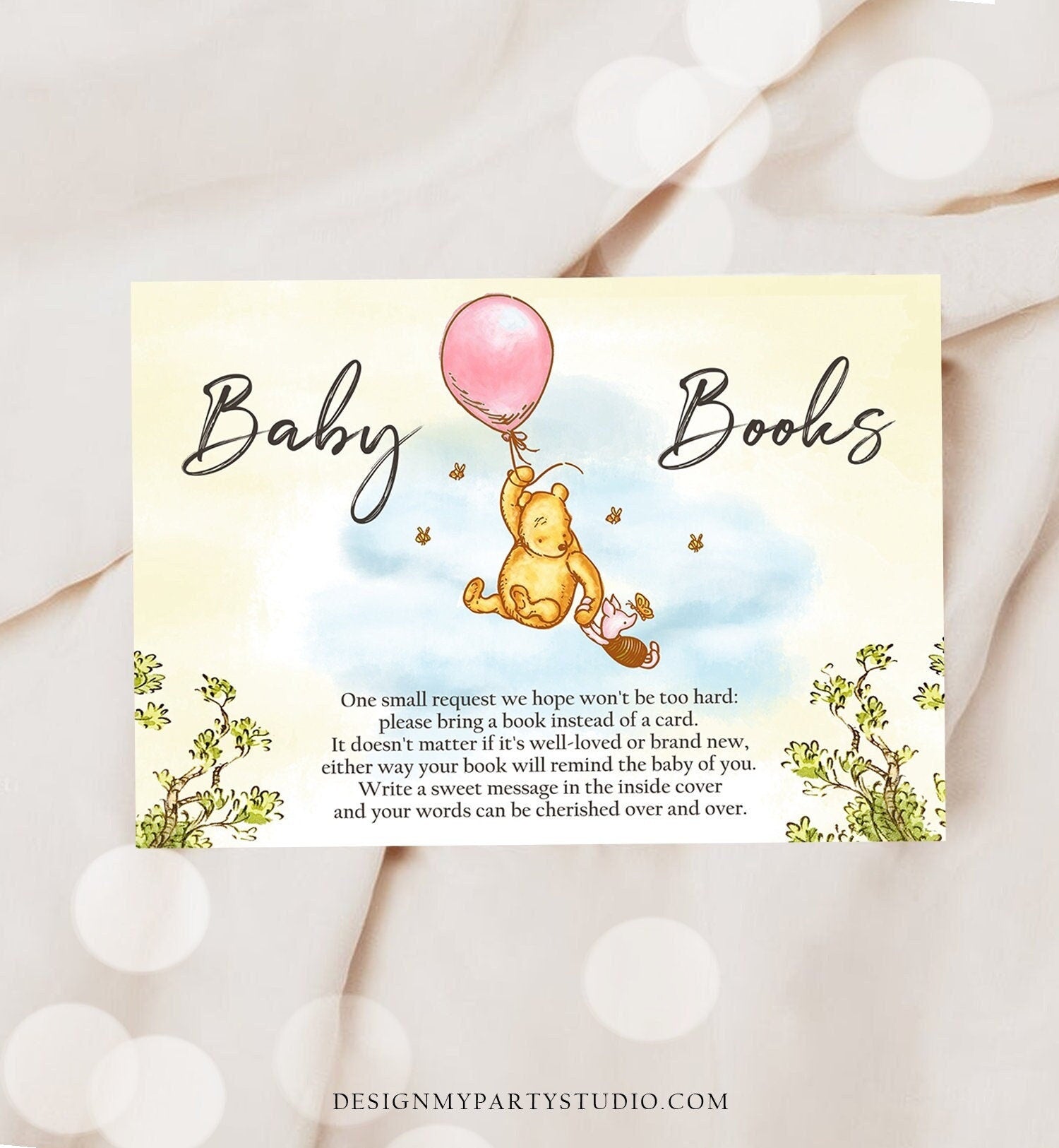winnie the pooh baby shower for a girl